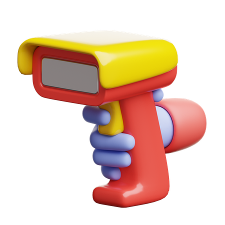 Barcode Scanner  3D Icon