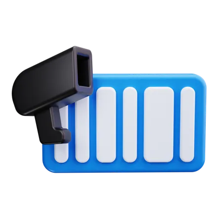 Barcode Scanner  3D Icon