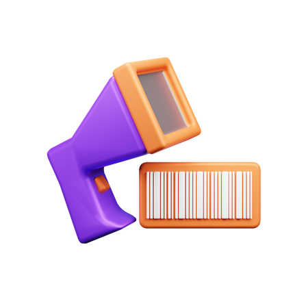 Barcode Scanner  3D Icon