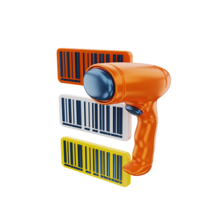 Barcode Scanner  3D Icon