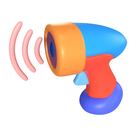 This Is Barcode Scanner 3 D Render Illustration Icon High Resolution Png File Isolated On Transparent Background Available 3 D Model File Format BLEND OBJ FBX And GLTF 3D Icon