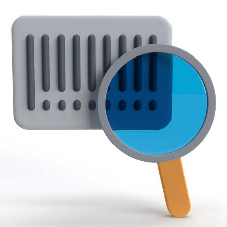Barcode Search  3D Icon