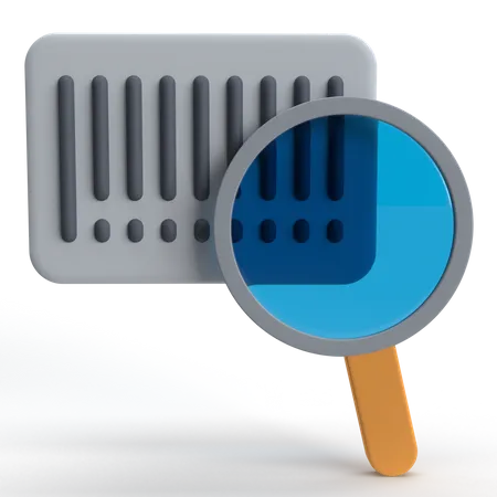Barcode Search  3D Icon