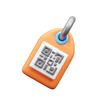 Barcode Tag  3D Icon