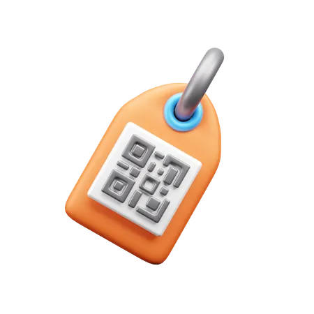 Barcode Tag  3D Icon