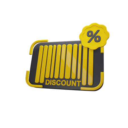 Barcode-Verkauf  3D Icon