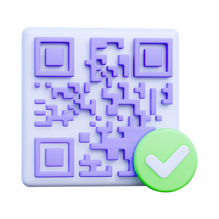 Barcodes Approved 3D Icon