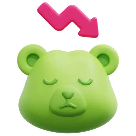 Baisse  3D Icon