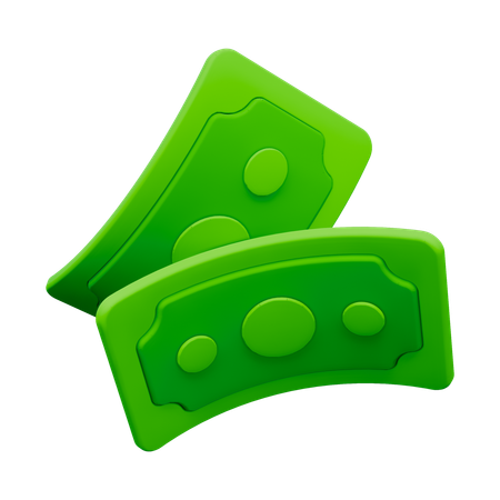 Bargeld  3D Icon