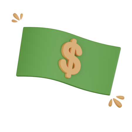 Bargeld  3D Icon