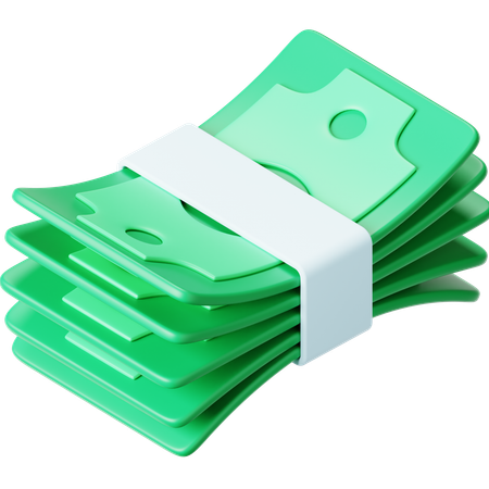 Bargeldpaket  3D Icon