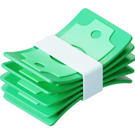 Bargeldpaket  3D Icon