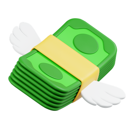 Bargeldpaket  3D Icon