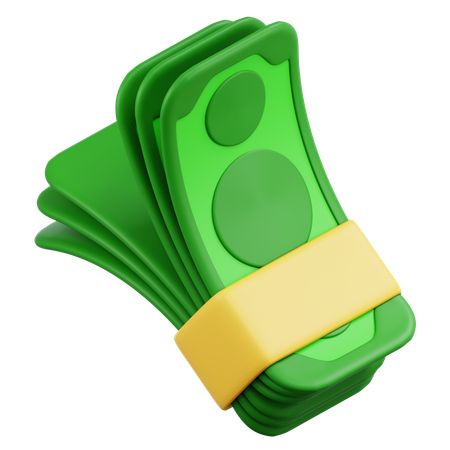 Bargeldpaket  3D Icon