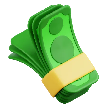 Bargeldpaket  3D Icon