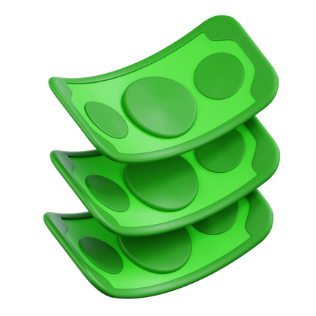 Bargeldpaket  3D Icon