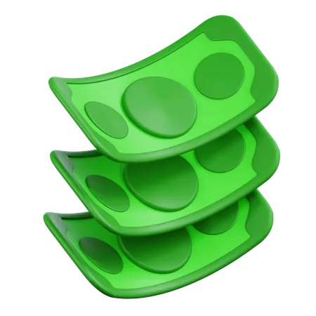 Bargeldpaket  3D Icon