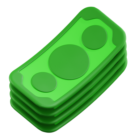 Bargeldpaket  3D Icon