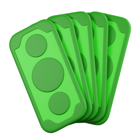 Bargeldpaket  3D Icon