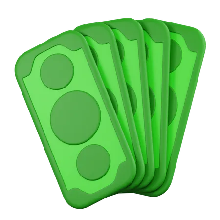 Bargeldpaket  3D Icon