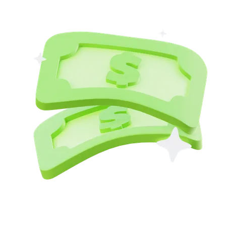 Bargeld  3D Icon