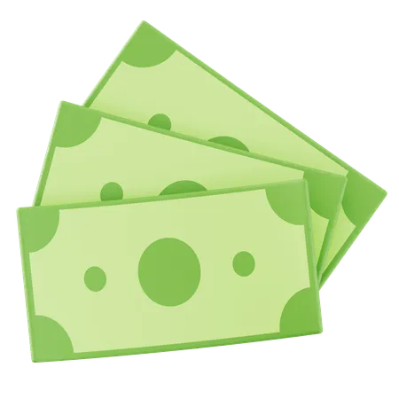 Bargeld  3D Icon