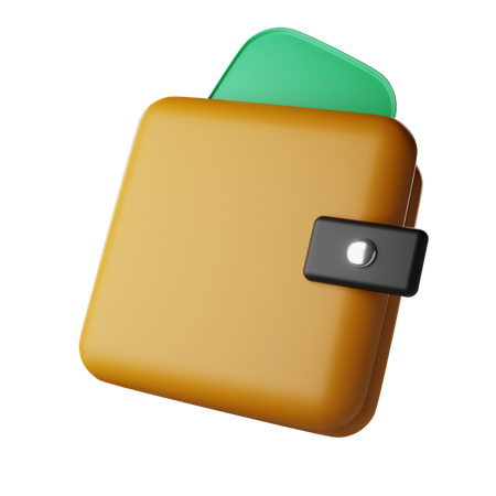 Geldbörse  3D Icon