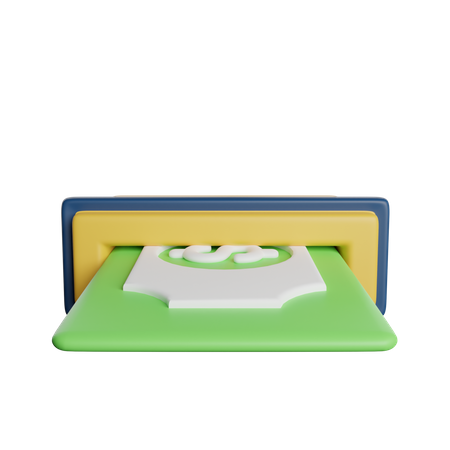 Bargeldabhebung  3D Icon