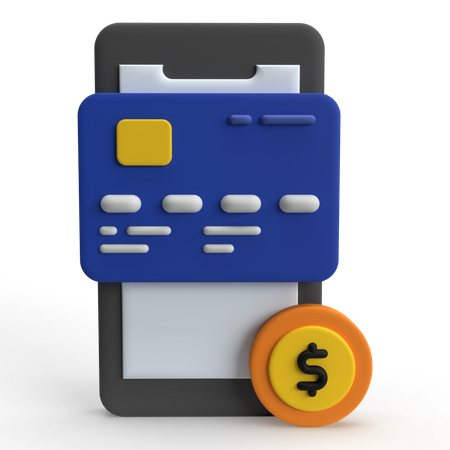 Bargeldloses Bezahlen  3D Icon
