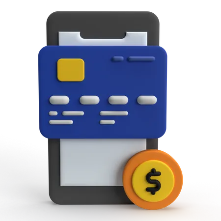 Bargeldloses Bezahlen  3D Icon