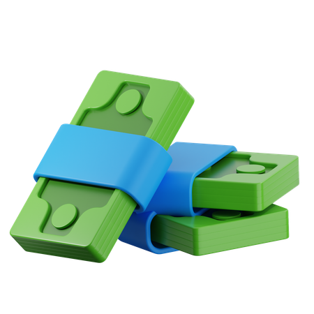 Bargeldstapel  3D Icon