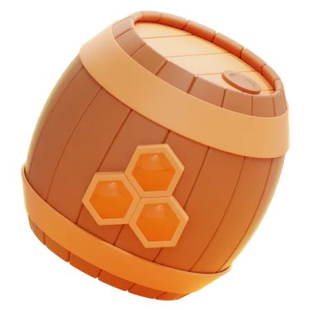 Baril  3D Icon