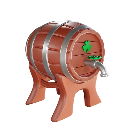 Baril de bière  3D Icon