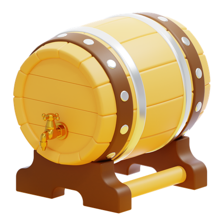 Baril de bière  3D Icon