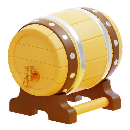 Baril de bière  3D Icon