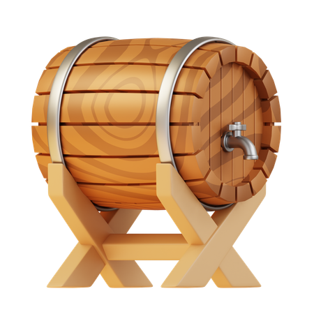 Baril de bière  3D Icon