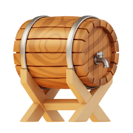 Baril de bière  3D Icon