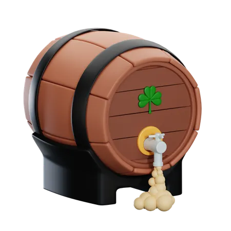 Baril de bière  3D Icon