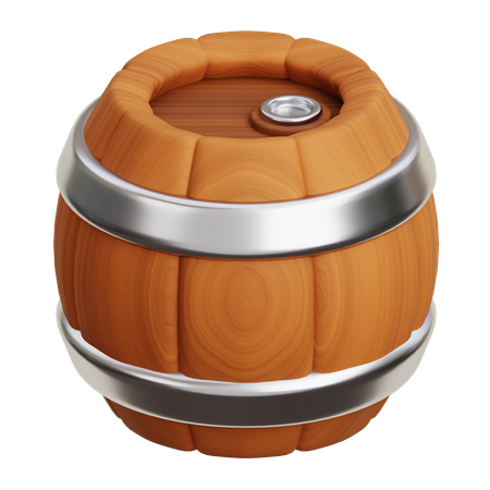 Baril de bière  3D Icon