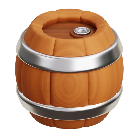 Baril de bière  3D Icon