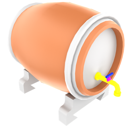 Baril de bière  3D Icon