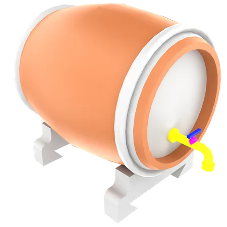 Baril de bière  3D Icon