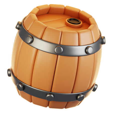 Baril de bière  3D Icon