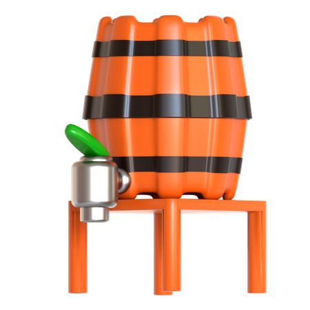 Baril de bière  3D Icon