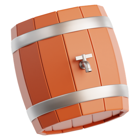 Baril de bière  3D Icon