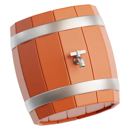 Baril de bière  3D Icon