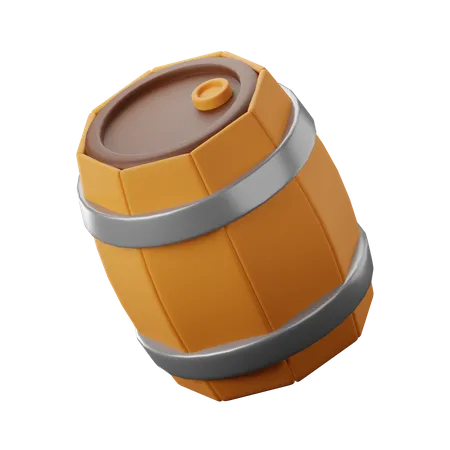 Baril de bière  3D Icon