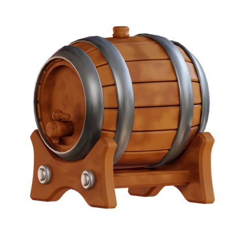 Baril de bière  3D Icon