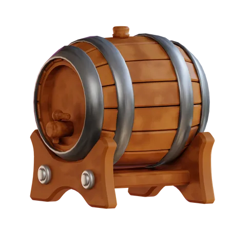 Baril de bière  3D Icon