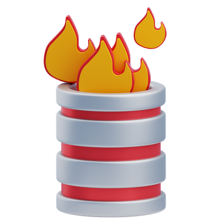 Baril de feu  3D Icon